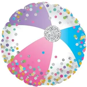 9" PASTEL SPARKLE BEACHBALL MINI-CTI