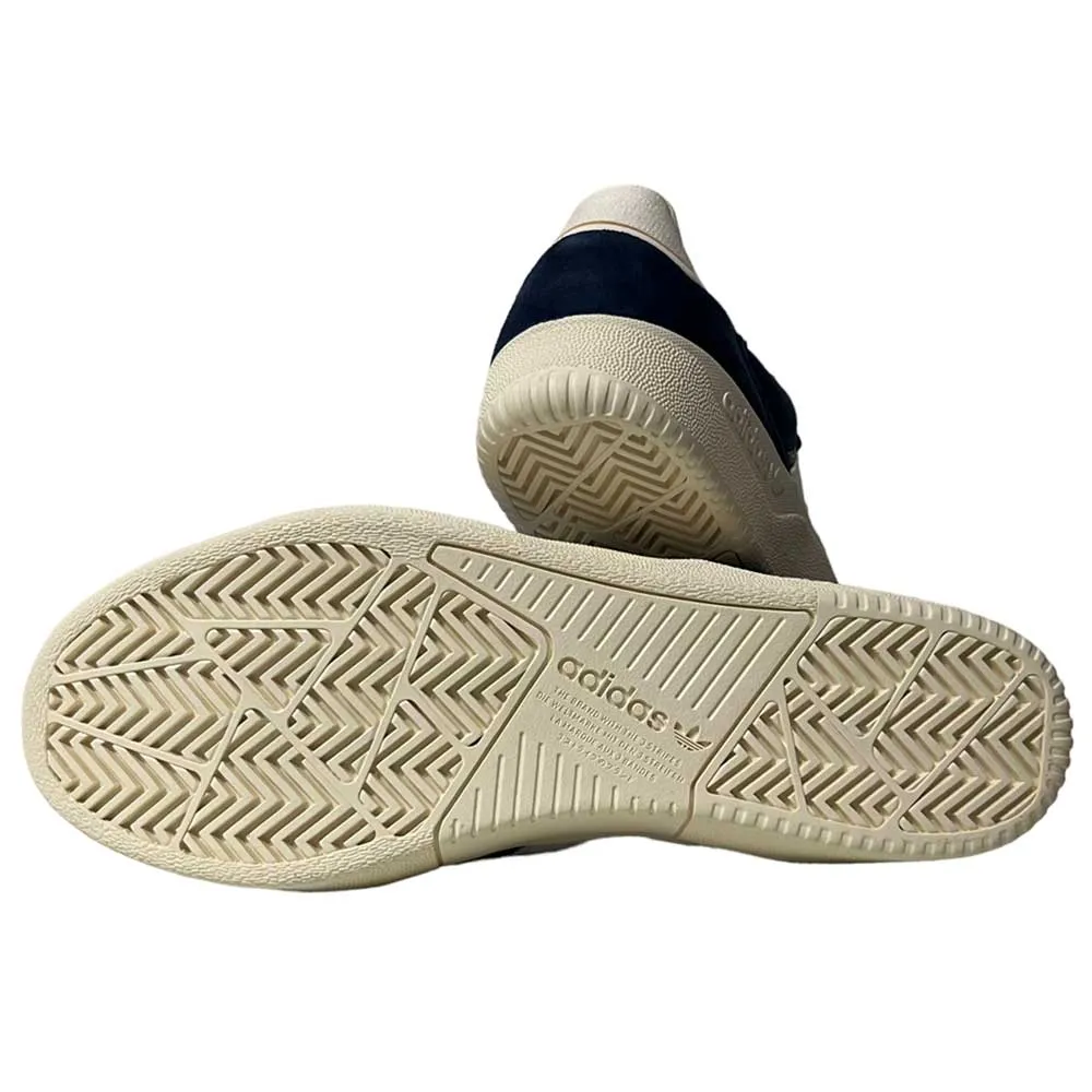 Adidas Tyshawn Low Navy White Suede Shoes