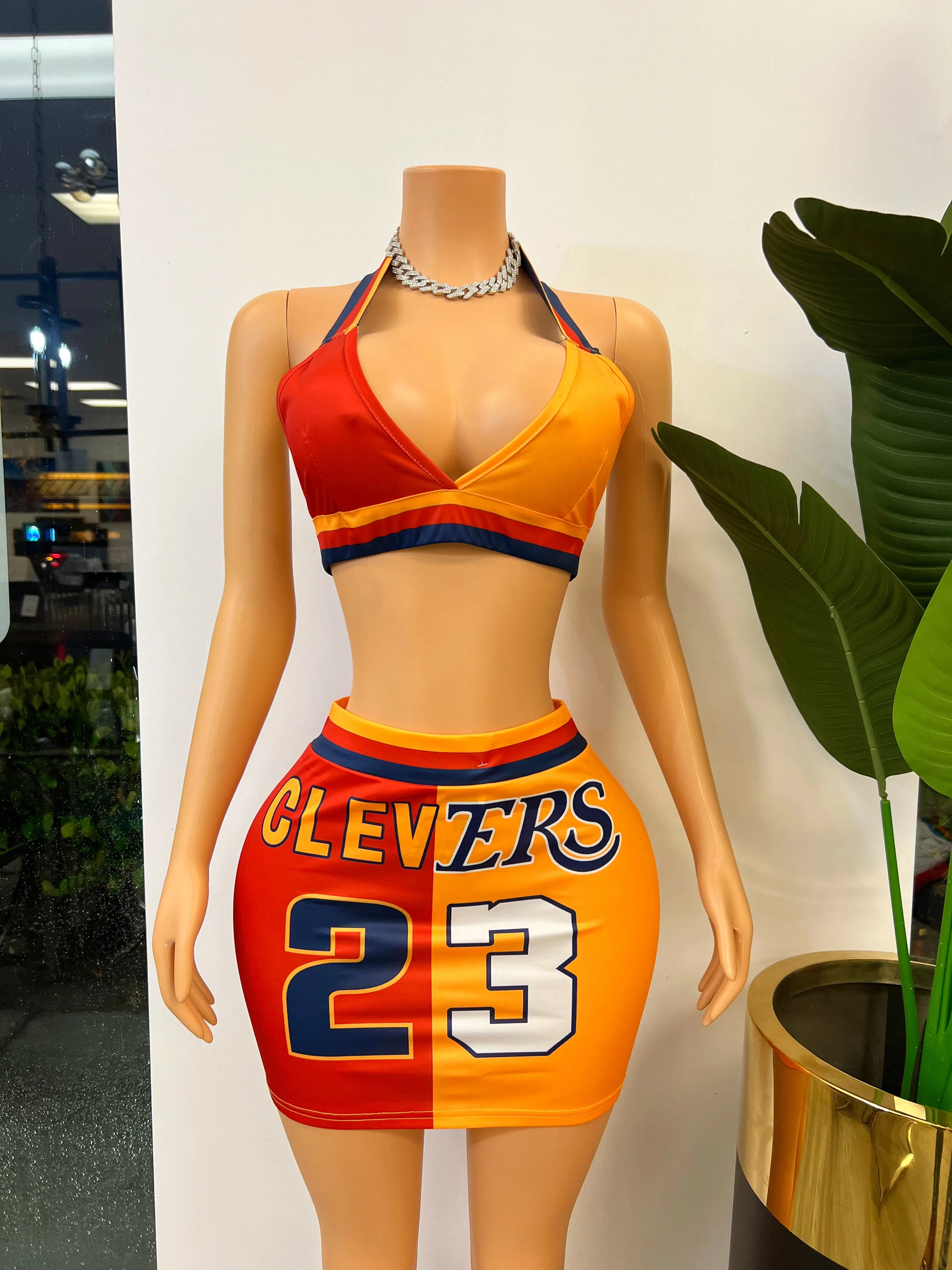 Basketball Jersey Skirt Set #4