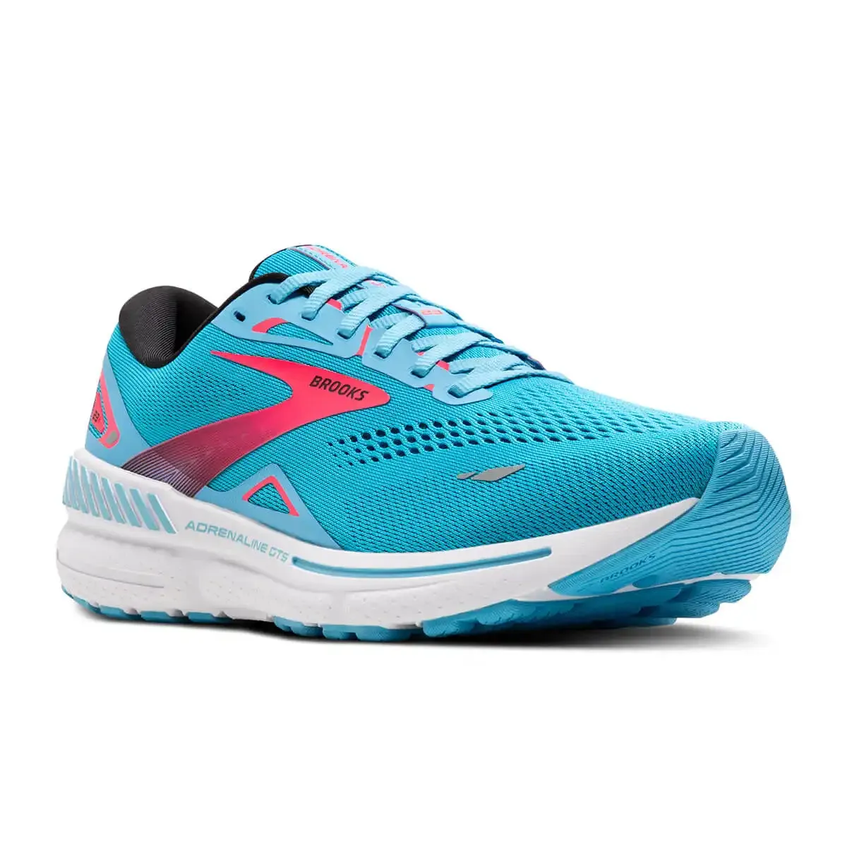 Brooks Adrenaline GTS 23 Mens | Crystal Seas/diva Pink/black