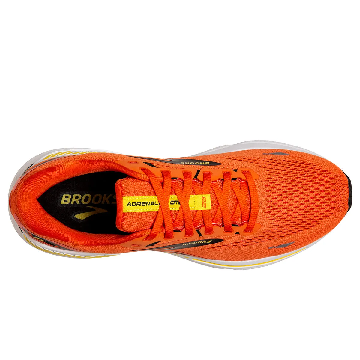 Brooks Adrenaline GTS 23 Mens | Red Orange/black/yellow