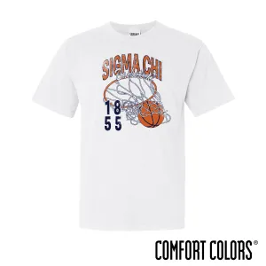 Comfort Colors Retro Basketball Short Sleeve Tee