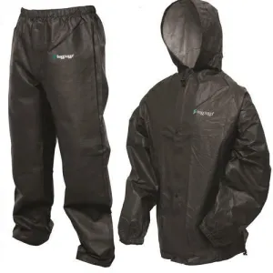 Frogg Toggs Pro Lite Rain Suit Black - X/XXL