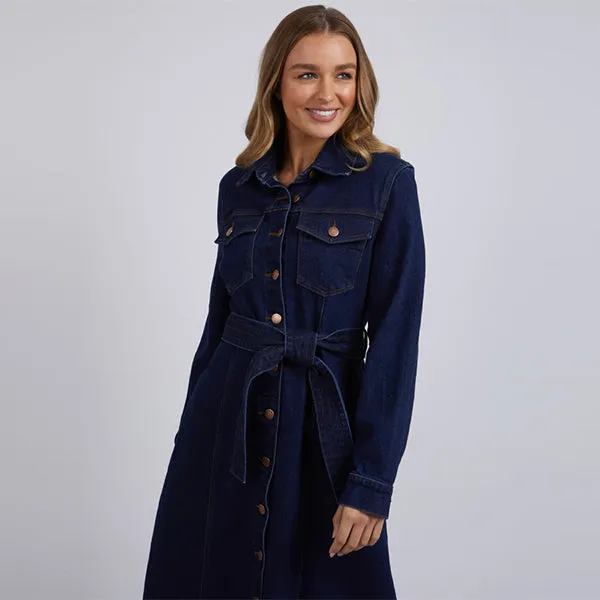 Genevieve Denim Dress - Indigo Denim