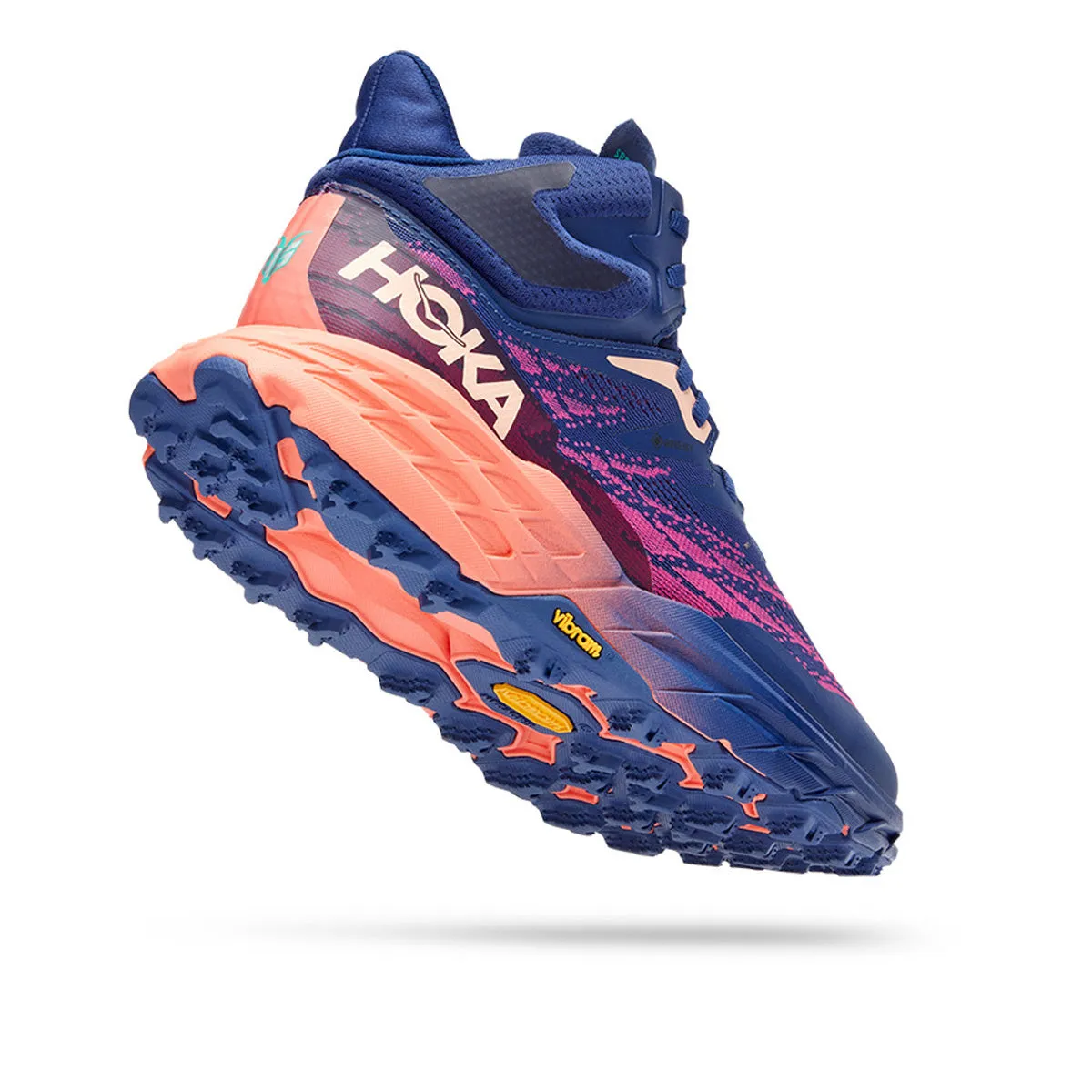 Hoka Speedgoat 5 Mid Gore-tex Womens | Bellwether Blue / Camellia