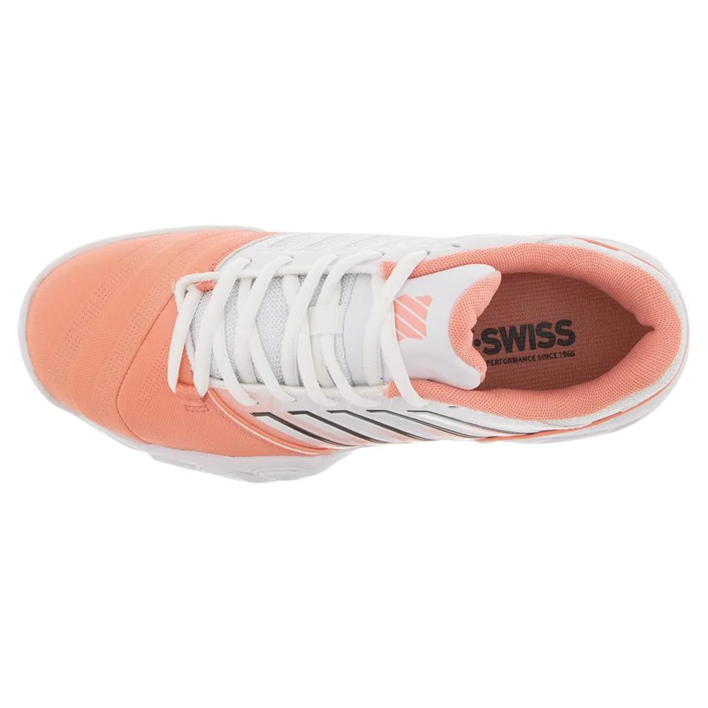 Juniors` Bigshot Light 4 Tennis Shoes Peach Amber and White