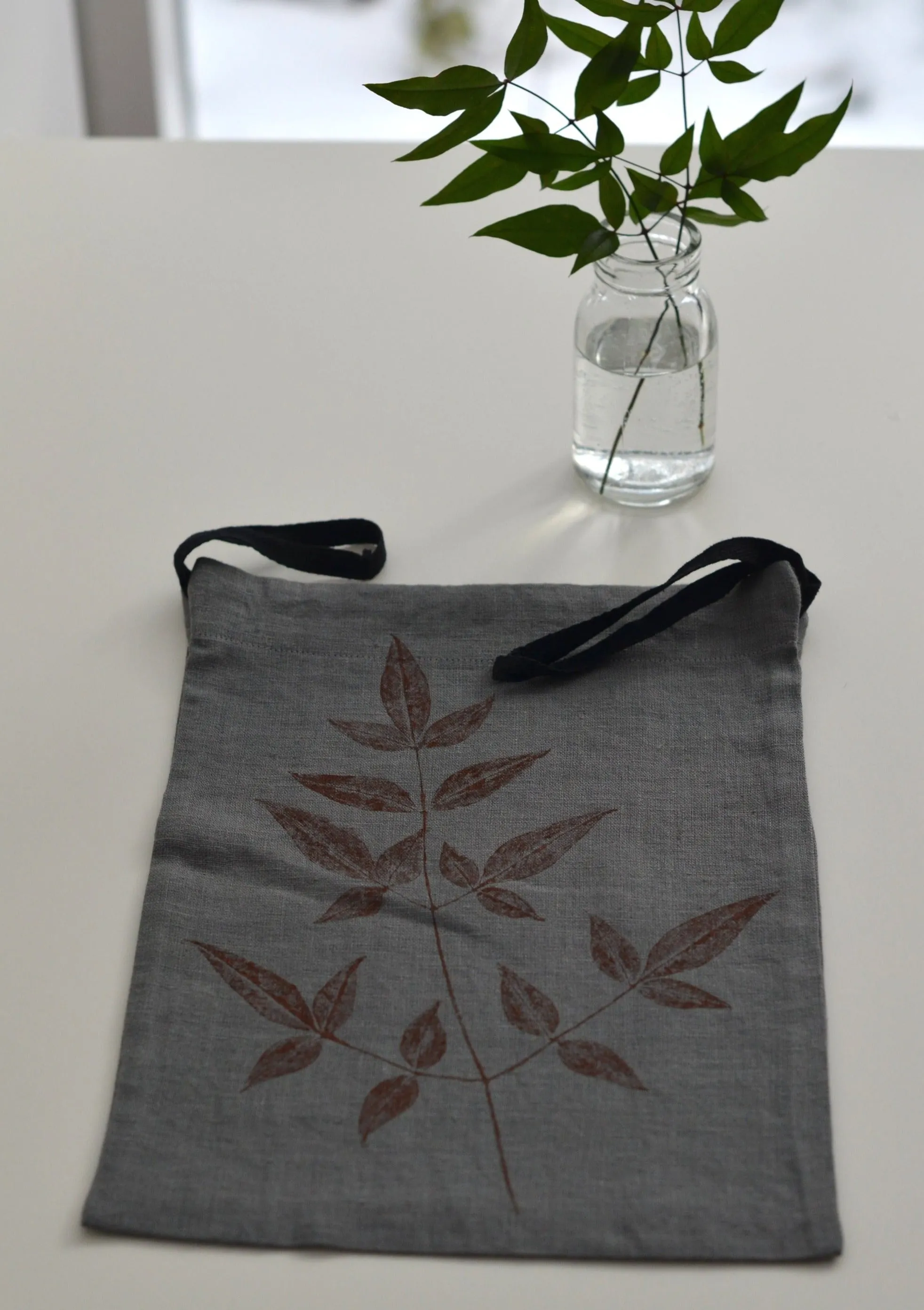 Linen Redberry Multi-Use String Bags in Dark Grey - Available Preorder