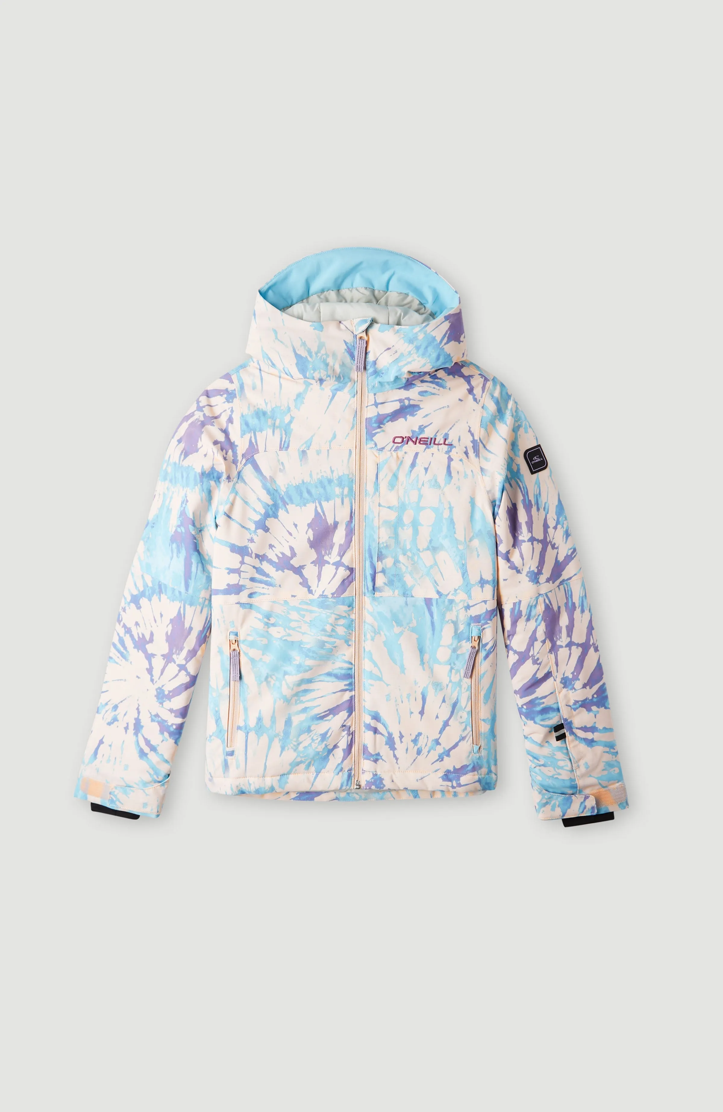 Lite Printed Snow Jacket | Pink Tie Dye