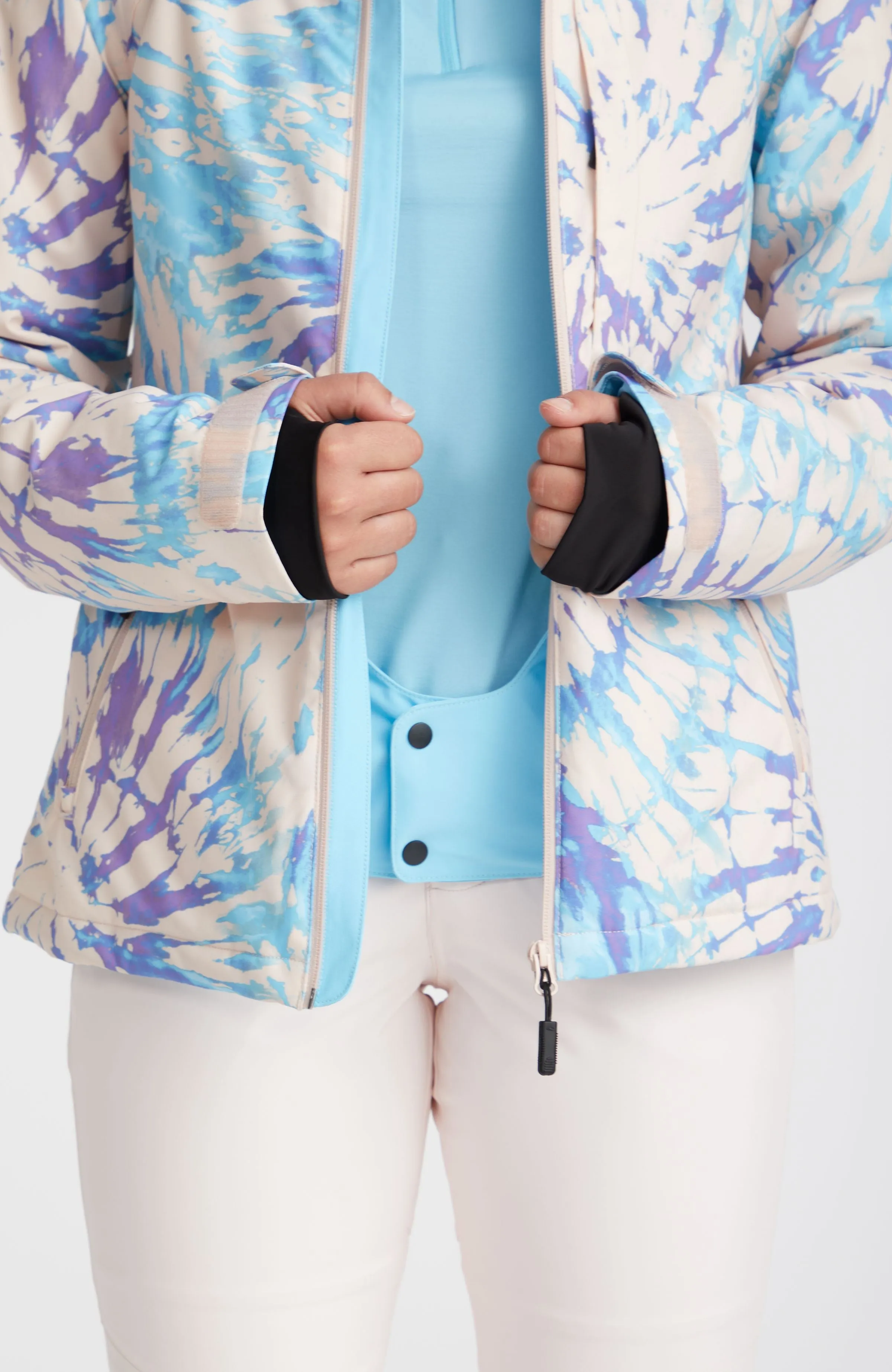 Lite Snow Jacket | Pink Tie Dye