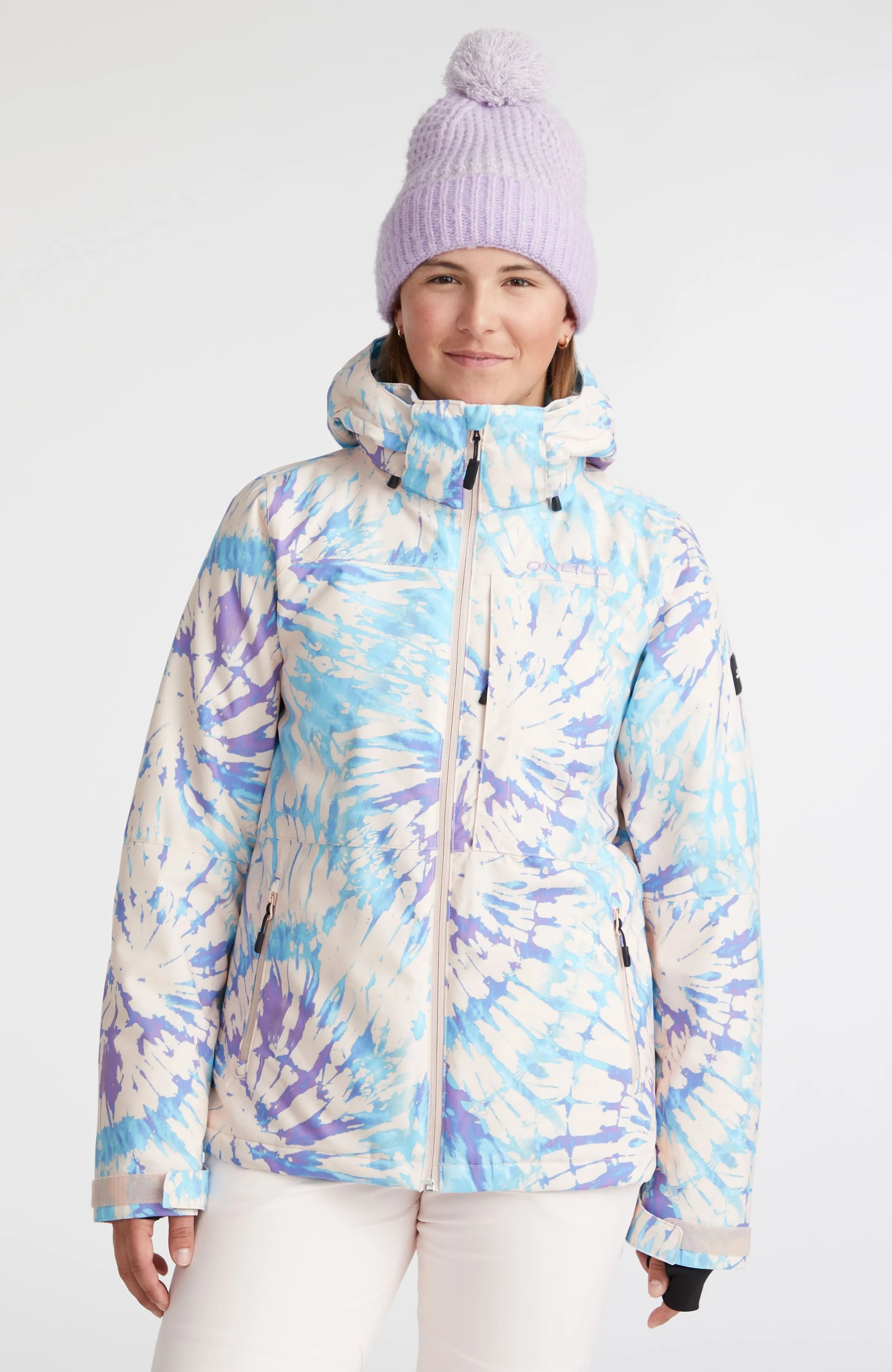 Lite Snow Jacket | Pink Tie Dye