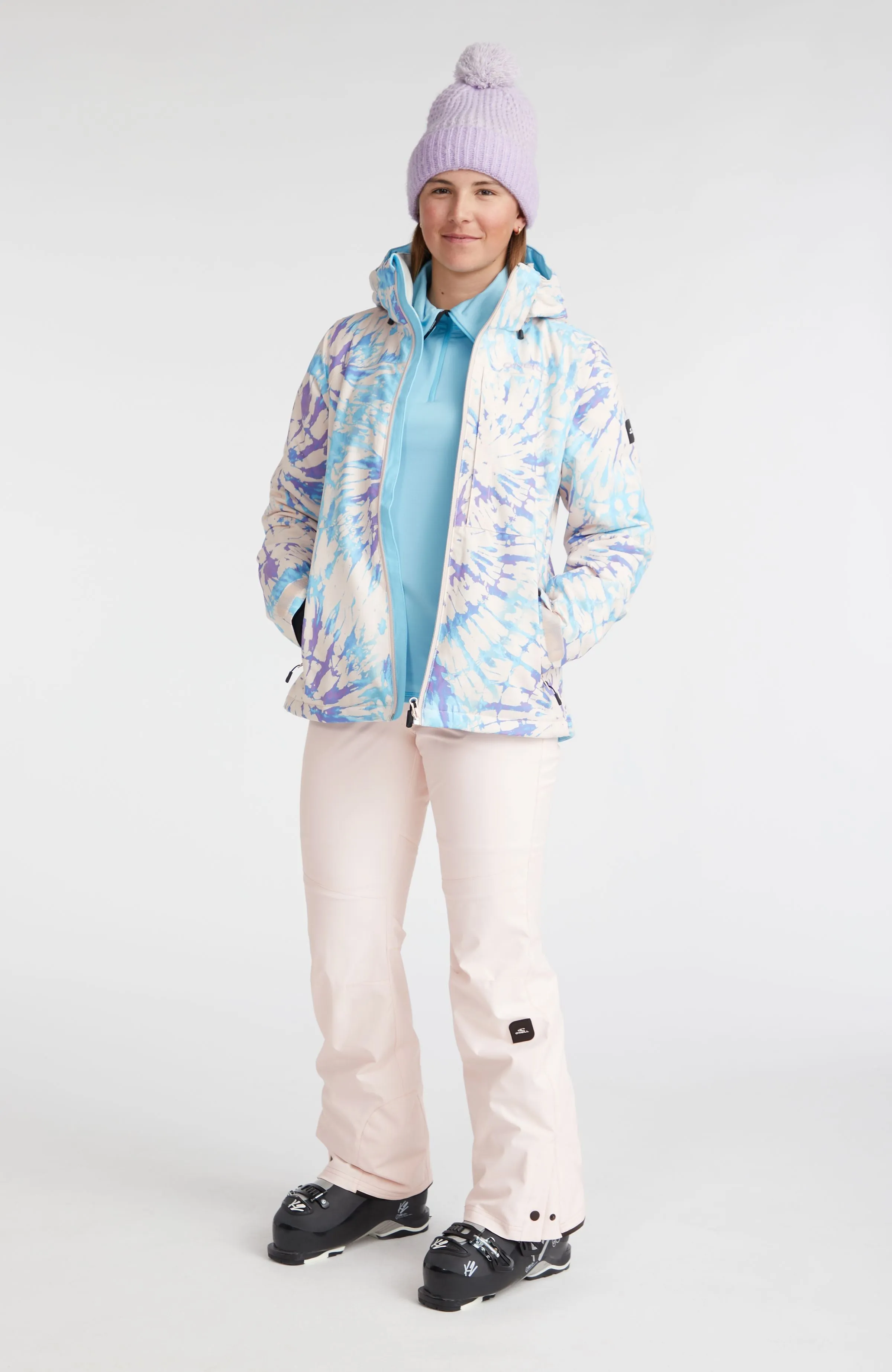 Lite Snow Jacket | Pink Tie Dye