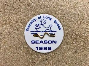 Long Beach Township 1989 Seasonal Beach Badge