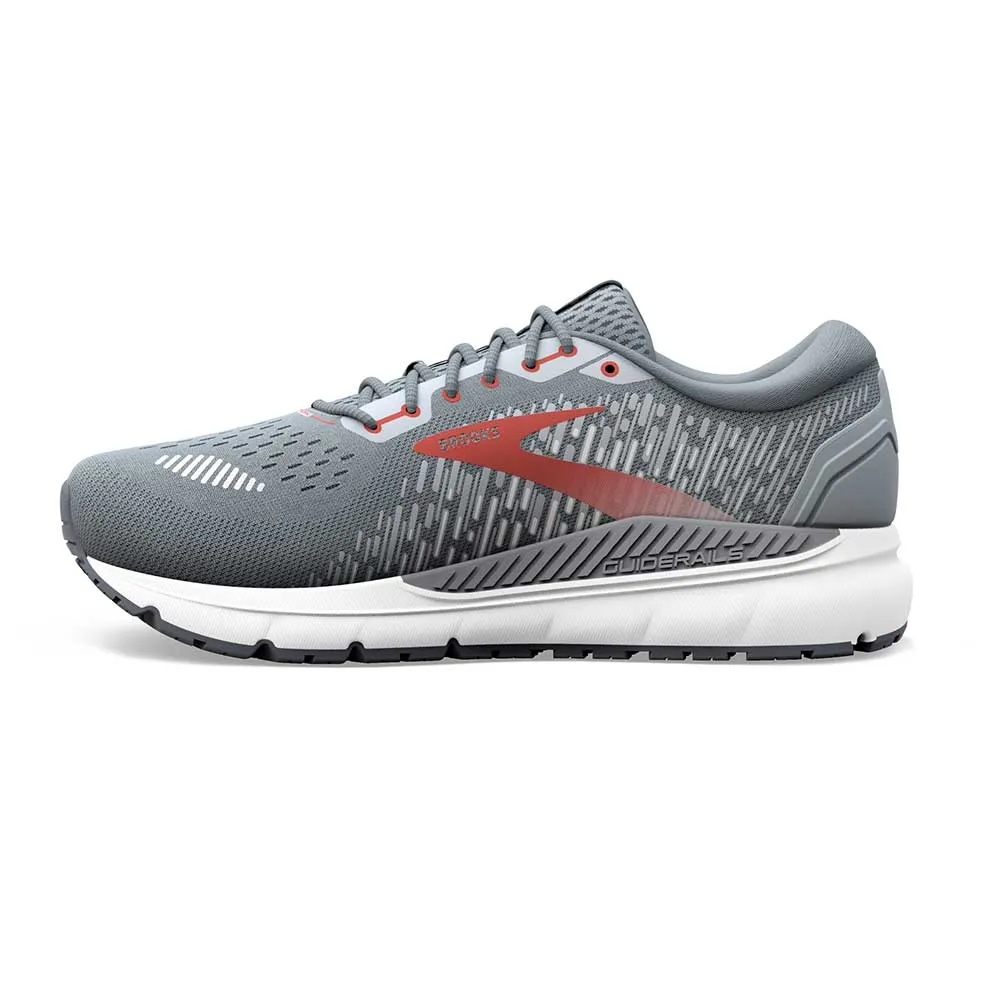 Men's Addiction GTS 15 Running Shoe - Grey/Ebony/Chili Oil - Regular (D)