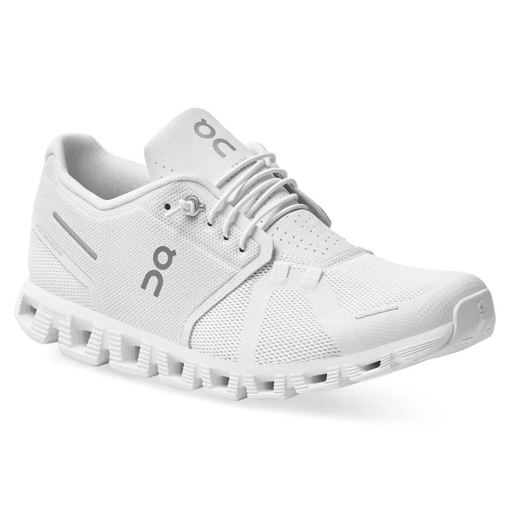 Men's Cloud 5 Running Shoes All White