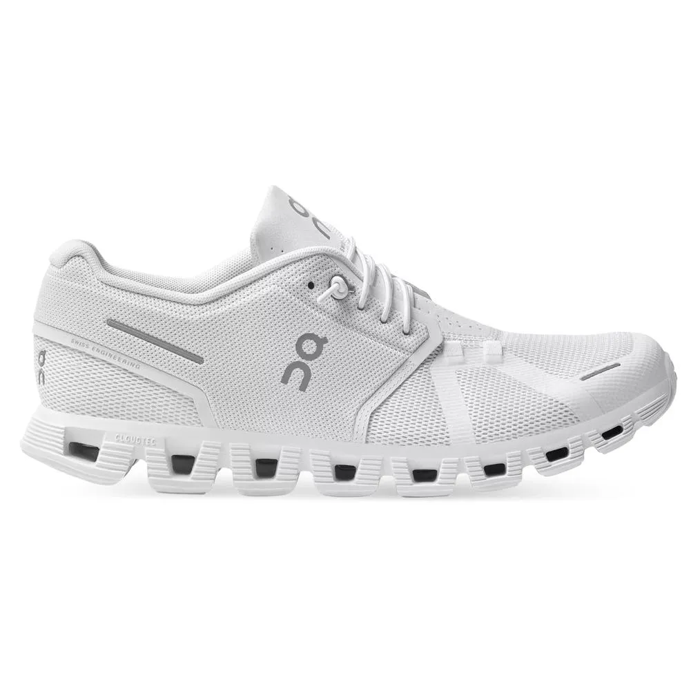 Men's Cloud 5 Running Shoes All White