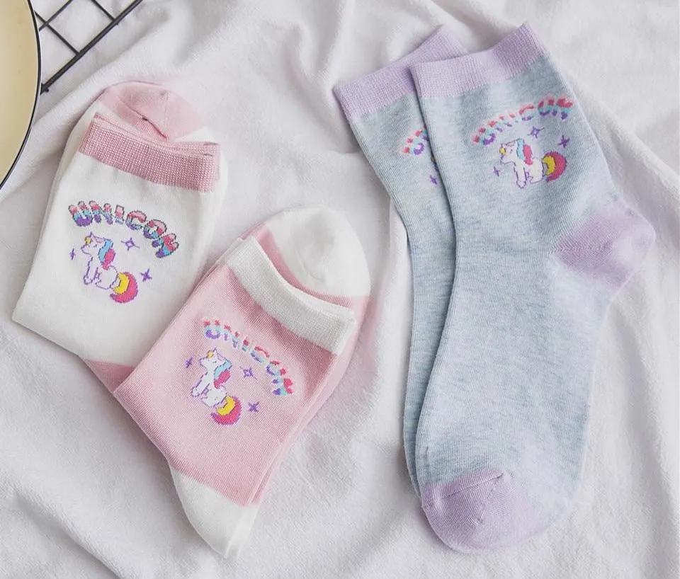 Milky Unicorn Socks