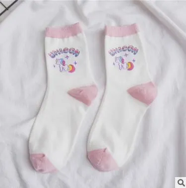 Milky Unicorn Socks