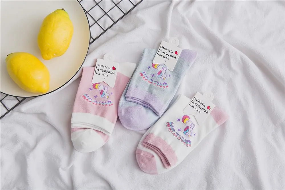 Milky Unicorn Socks