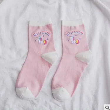 Milky Unicorn Socks