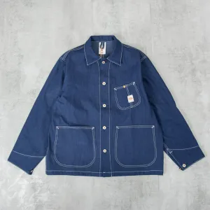 Nudie Howie Chore Jacket Utility Denim - Indigo