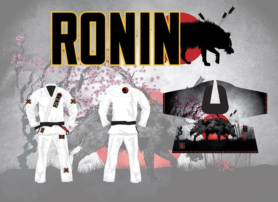 Ronin Lone Wolf Bjj Gi - White