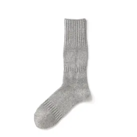 RoToTo Guernsey Pattern Crew Socks Gray