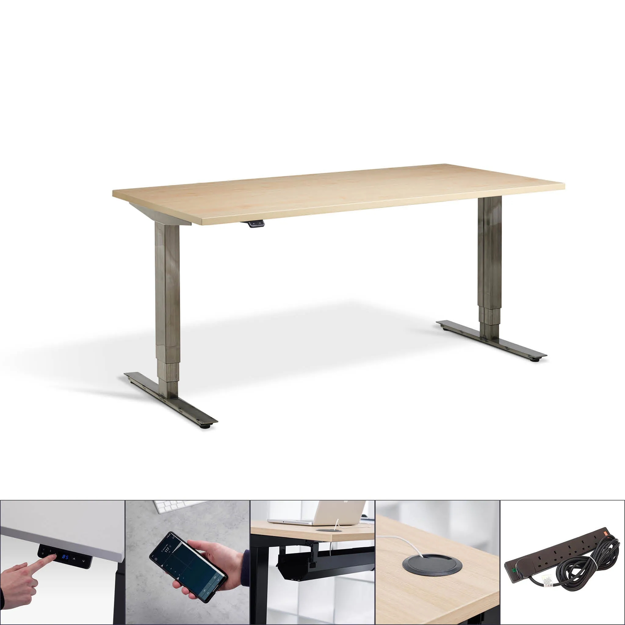 Stockholm Signature Adjustable Electric Desk Bundle