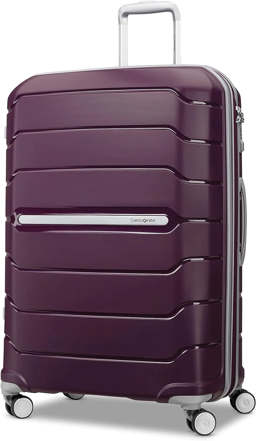 Travel Luggage, Expandable with Double Spinner Wheels