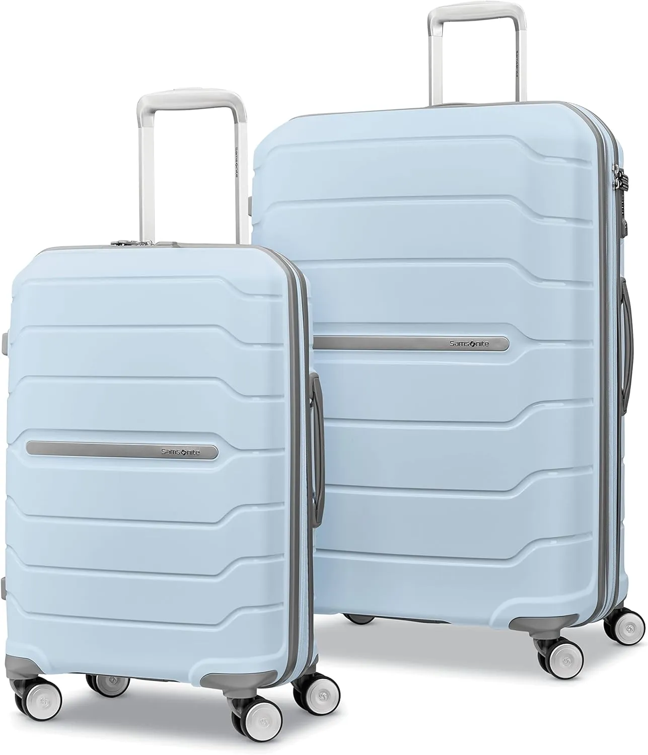 Travel Luggage, Expandable with Double Spinner Wheels