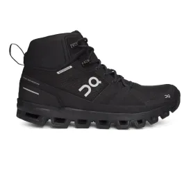 Womens On Running Cloudrock Waterproof - All Black