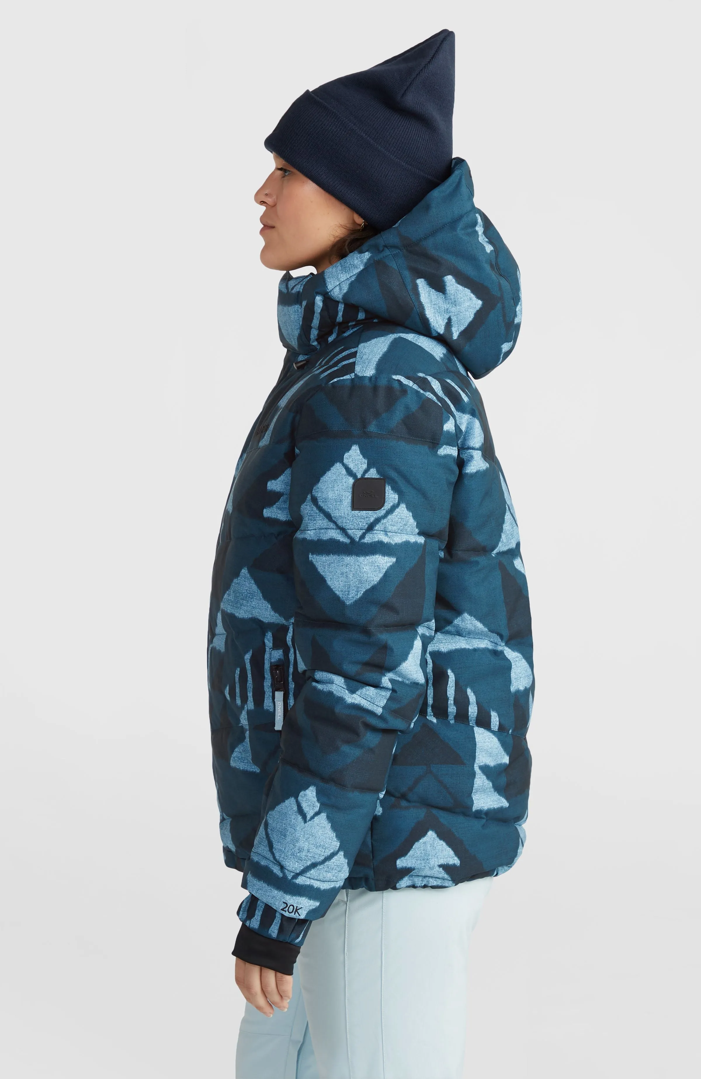 Z.E.N. Puffer Hybrid Snow Jacket | Blue Triangle Ikat