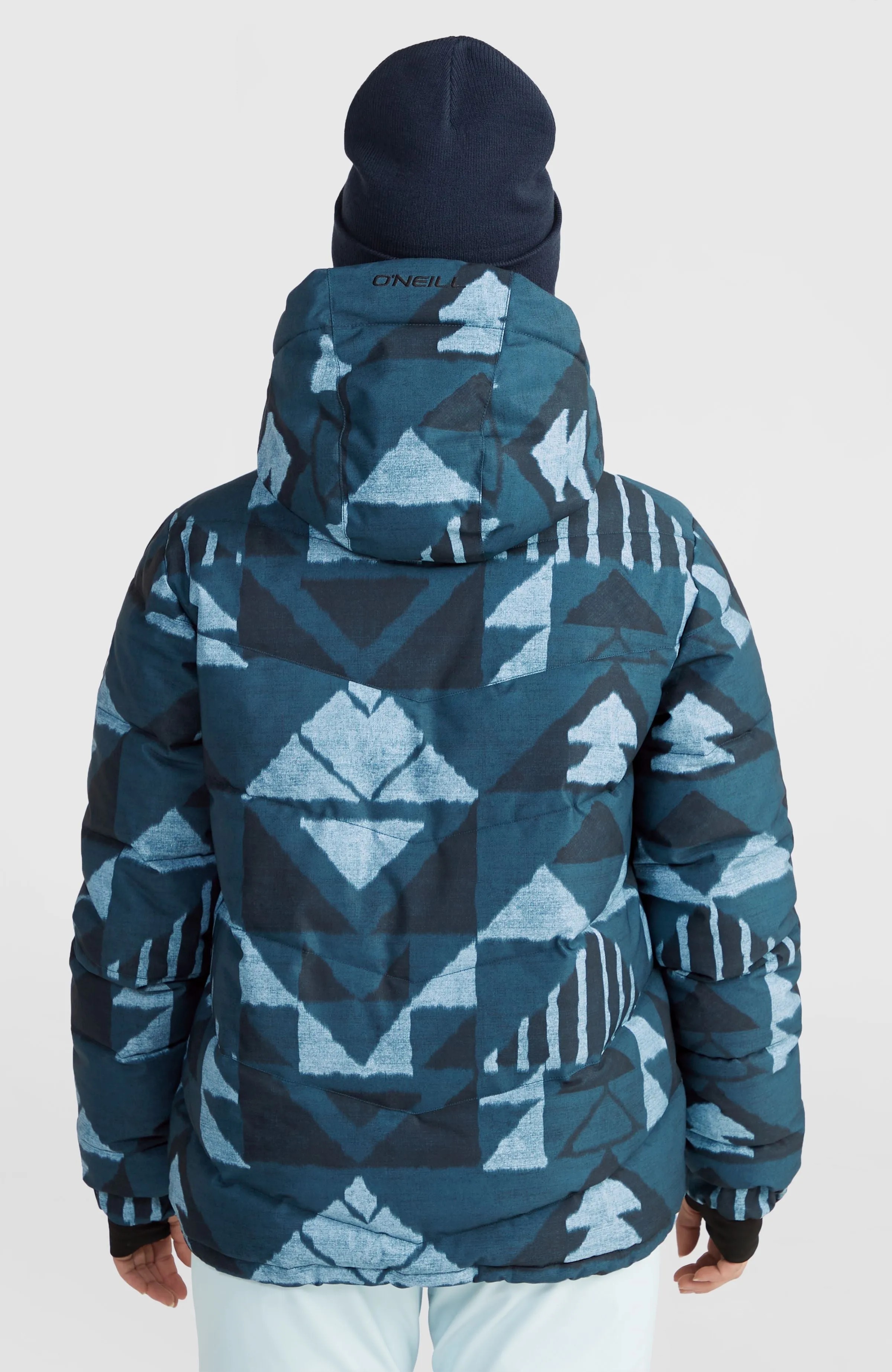 Z.E.N. Puffer Hybrid Snow Jacket | Blue Triangle Ikat